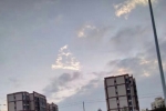 早上的天空云朵變化