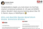 蘋果出手：上傳數(shù)百個(gè) WWDC 視頻的 YouTube 頻道被關(guān)閉